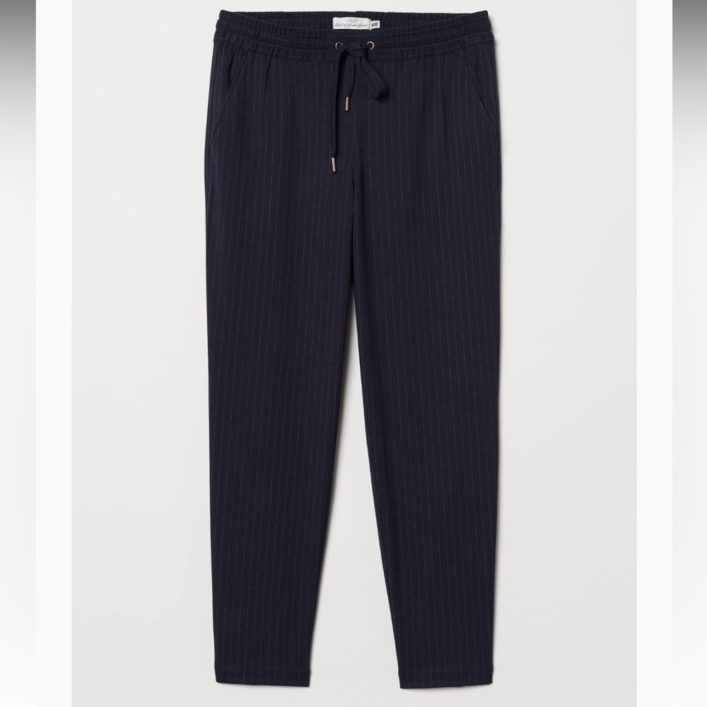 H&M pin striped jogger pant